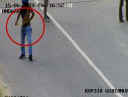 Demo Ricuh di Kendari, Oknum Pendemo Terekam CCTV Diduga Tarik Busur Serang Polisi