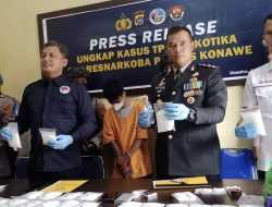 Ungkap Sabu 4,3 Kilogram, Kapolres: Hadiah Polres Konawe di Harlah Pancasila