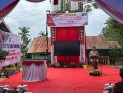 Wakapolda Sultra-Pj Wali Kota Kendari Resmikan Pembangunan Fasilitas Air Bersih di Puday