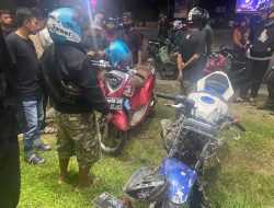 2 Motor Tabrakan di Perempatan Pasar Baru Kendari, Korban Dilarikan ke Rumah Sakit