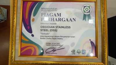 PT OSS Raih Penghargaan atas Kepatuhan Bayar Iuran BPJS Kesehatan Karyawan 
