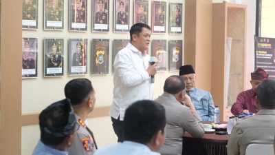 Kapolda Sultra Silaturahmi Bersama Tokoh Masyarakat Muna, Ini yang Dibahas