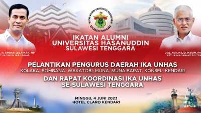 Tujuh Pengurus Daerah IKA Unhas di Sultra Bakal Dilantik