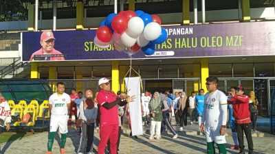 Lapangan Berstandar Nasional Milik UHO Diresmikan