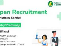 RS Hermina Kendari Buka Rekrutmen Posisi Pramusaji, Simak Kualifikasi dan Cara Daftarnya!