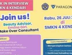 Lowongan Kerja Sejumlah Posisi di Paragon Corp, Walk In Interview di SMKN 4 Kendari