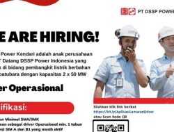 Lowongan Kerja Driver Operasional di PT DSSP Power Kendari, Simak Syaratnya