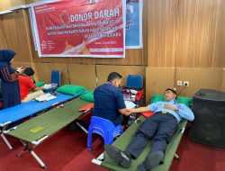 Sambut HDKD ke-78, Kemenkumham Sultra Gandeng PMI Gelar Donor Darah