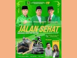 Jalan Sehat DPW PPP Sultra Dimeriahkan Artis Ibu Kota dan Doorprize Menarik