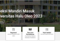 Pengumuman Hasil Seleksi Mandiri Masuk Universitas Halu Oleo 2023, Cek Disini!