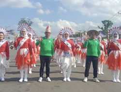 106 Regu Gerak Jalan Tematik Menampilkan Busana dari Bahan Daur Ulang