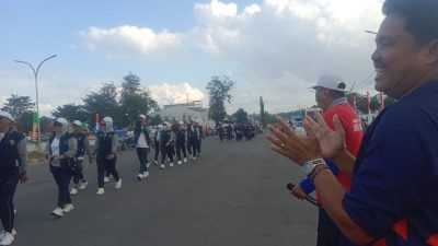 Meriah Gerak Jalan 17 Kilometer Sambut HUT Kemerdekaan di Konawe