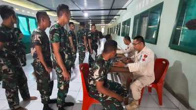 Purna Tugas, Personel Satgas Pamtas RI-PNG Yonif 725 Woroagi Jalani Rangkaian Pemkes