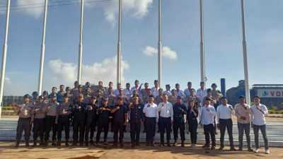 Peringati HUT ke-78 RI, PT VDNIP Gelar Upacara Bendera