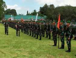 Pangdam XIV/Hasanuddin Pimpin Upacara Penerimaan Satgas Pamtas RI-PNG Yonif 725/Woroagi