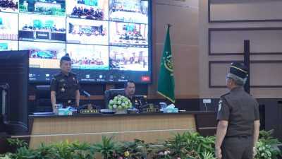 Jamwas Kejagung Inspeksi Pimpinan ke Kejati Sultra