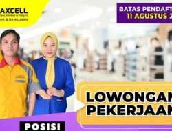 Info Loker: Maxcell Kendari Buka Rekrutmen Posisi Staf Gudang dan SPG/SPB