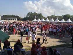 6.000 Peserta Ramaikan Zumba Massal Gerindra Sultra