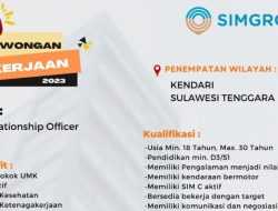 SIMGROUP Buka Rekrutmen Posisi Relationship Officer, Penempatan Area Kendari