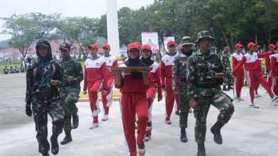 Masuki Hari ke-9, Paskibraka Konawe Intens Latihan Jelang HUT ke-78 RI