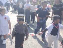 HUT RI ke-78, Kelurahan Sendang Mulya Sari Konawe Gelar Devile dan Lomba Antar Dusun