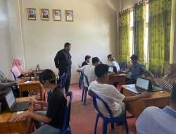 WBP Rutan Unaaha Ikuti Asesmen Nasional Berbasis Komputer