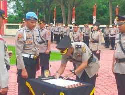 Pejabat Polres Konawe Berganti, Kapolres Ingatkan Pentingnya Sinergitas