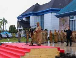 Pimpin Apel Gabungan Perdana, Pj Gubernur Sultra Sampaikan Sejumlah Arahan