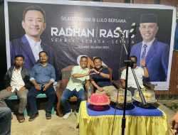 Silaturahmi di Lainea, Radhan Sampaikan Komitmen Majukan Daerah