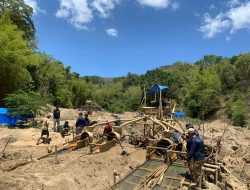 Ditreskrimsus Polda Sultra Amankan Penambang Emas Ilegal di Bombana