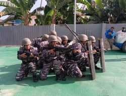 Tingkatkan Kemampuan Prajurit, Lanal Kendari Uji Terampil Tugas Tempur