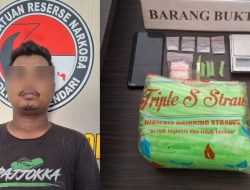 Hendak Edarkan Sabu dengan Sistem Tempel, Pria di Kendari Diamankan Warga