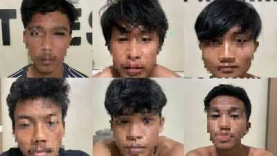 Lakukan Penganiayaan dan Pengrusakan di Batbat, 6 Pemuda Diamankan Polisi