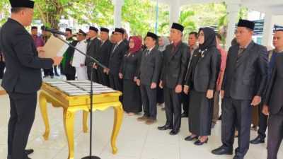 Lantik JPT Pratama, Administrator dan Pengawas, Sekda Sampaikan Pesan Bupati Konawe