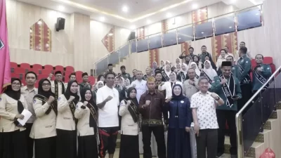 Pj Wali Kota Kendari Kukuhkan 59 Guru Penggerak Angkatan 5 dan 7