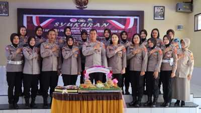 Polres Konawe Gelar Syukuran Hari Jadi Polwan ke-75 Tahun 2023