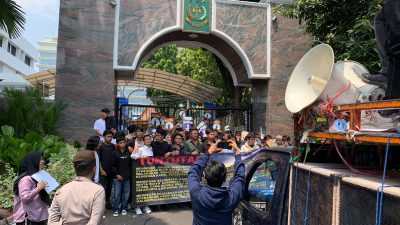 Massa HP 21 Nusantara dan KONUTARA Geruduk Kejagung, Ini Tuntutannya