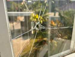 Jendela Kaca Rumah Politisi PDIP Sultra Diduga Ditembak OTK