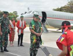 KSAD Dudung Tinjau Lokasi Pembangunan Pangkalan dan Skuadron Udara di Konut