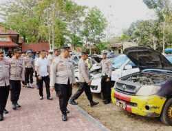 Persiapan Operasi Mantap Brata Anoa, Kapolres Wakatobi Cek Randis Personel