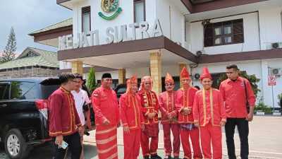 Sambangi Kejati Sultra, Perwakilan Kerajaan Moronene Sampaikan Aspirasi Persoalan Tambang