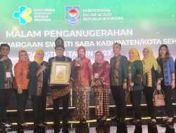 Kendari Berhasil Raih Predikat Kota Sehat Swasti Saba Wiwerda