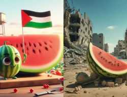 Arti dan Cerita Semangka Jadi Simbol Dukungan untuk Palestina