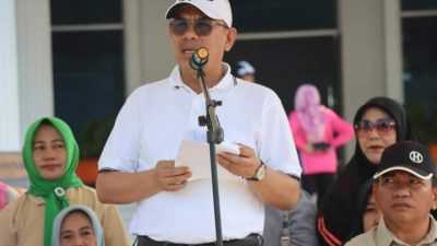 Senam Massal Semarakkan HUT ke-24 DWP Kolaka