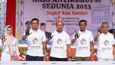 Peringati Hakordia, Pj Wali Kota: Komitmen Pemkot Kendari Terus Bergerak Lawan Korupsi