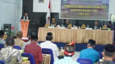Dikbud Kolut Adakan Pembinaan Lembaga Adat Tolaki