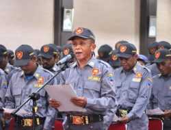 1.410 Anggota Linmas Kolaka Siap Amankan 705 TPS Pemilu 2024