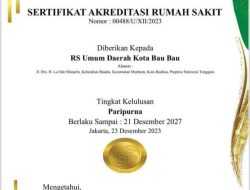 RSUD Baubau Raih Akreditasi Paripurna Dari LARS DHP