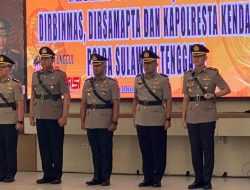 Sertijab Kapolresta Kendari dan Sejumlah PJU Polda Sultra