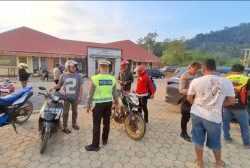 Polres Konawe Utara Amankan 17 Motor Knalpot Brong